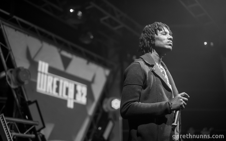 Wretch 32 performing at Loughborough Students' Union